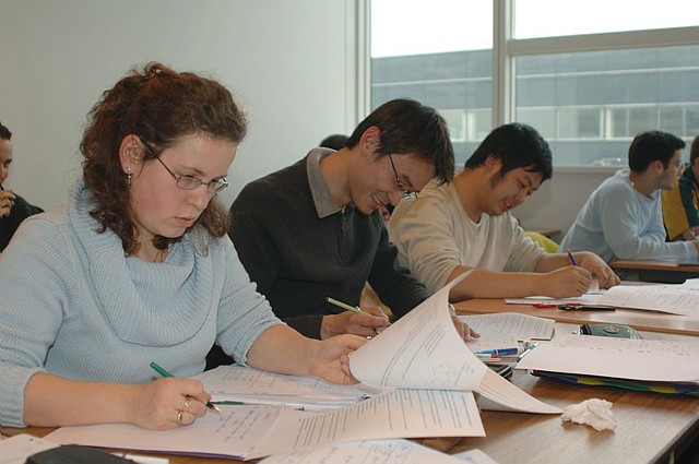Auditeurs de l'ESCPI en cours de CAO. Auditeurs de l'ESCPI en cours de CAO.